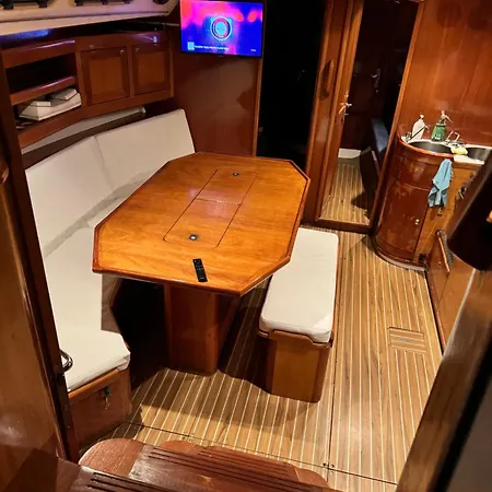 Botel Sailboat On The Sea Medulin